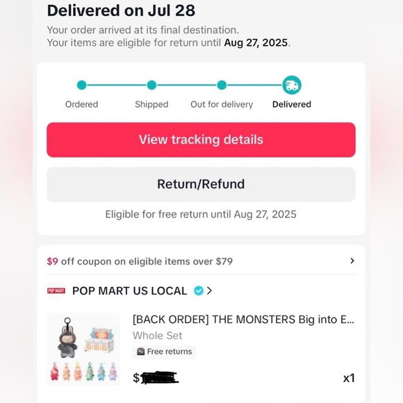 Pop Mart LABUBU Big Into Energy SERENITY 💚Plush Blind Box Authentic NEW - Picture 7 of 7